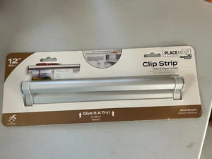 Neu National Hardware 12" Clip Streifen Aluminium (N260-136) Notiz & Papier Halter - Bild 1 von 3