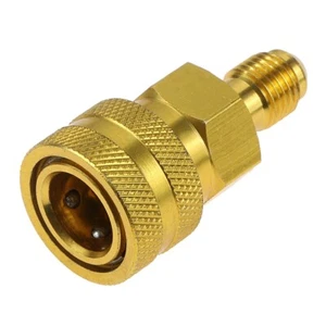 R134A Quick Connector Fitting Coupler 180 Degree With 1/4" SAE Male Connector - Picture 1 of 5