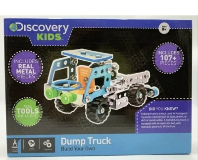 Nuevo camión de volteo Discovery Kids construye tu propio 107+ piezas proyecto de aprendizaje juguete  Foto 1 de 2