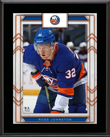 Ross Johnston New York Islanders 10.5" x 13" Sublimated Player Plaque Cover