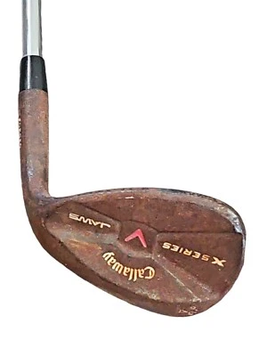 Mandíbulas Callaway serie X 54 cc cuña de arena forjada 16° rebote diestro grafito usadas Foto 1 de 4