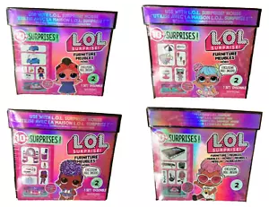 LOL Surprise Furniture Playset 10+ Surprises Including Doll Series 2 NEW - Afbeelding 1 van 10