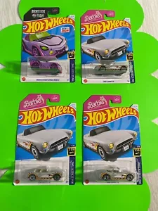 4 Lots 2024 HOT WHEELS BARBIE 1956 CORVETTE GRAY x 3 MONSTER HIGH MOBILE x 1 NEW - Picture 1 of 6