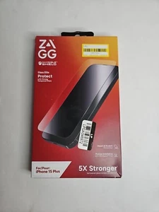 ZAGG Apple iPhone 15 Plus Glass Elite Screen Protector - Picture 1 of 5
