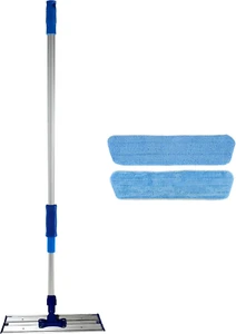 16 Inch Commercial Professional Microfiber Mop Kit with Two Microfiber Mop Pads - Picture 1 of 12