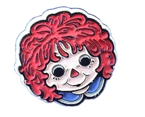 Hallmark PIN Vintage RAGGEDY ANN Doll Face Bobbs-Merrill 1978 Brosche - Bild 1 von 2