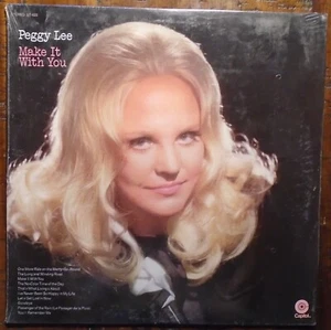 PEGGY LEE, Make It With You USA New Old Stock Sealed LP - Picture 1 of 2