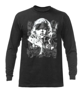 Monroe Spade Pose Graphic Long Sleeve - Picture 1 of 4
