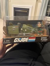 g I gi joe 25TH ANNIVERSARY GHOST HAWK H.A.W.K. W LIFT TICKET PILOT FIGURE MIB