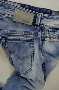 ITALY mens VINTAGE DIESEL THAVAR 0830P JEANS size W29 L32 Leg SLIM SKINNY BLUE - Picture 1 of 23