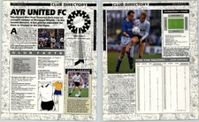 AYR United - Club Directory - Orbis Football Collection 1990-91 Page