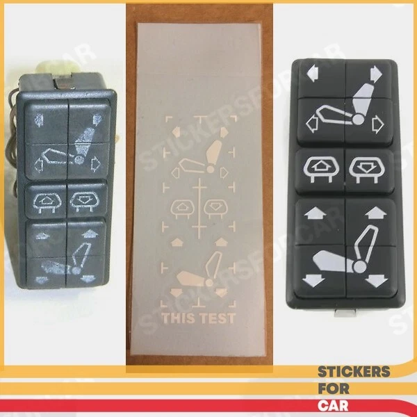 BMW E23 E24 E28 Power Seat Decal Sticker - Image 1 of 1