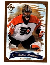 2000-01 Pacific Private Stock GOLD #71 Brian Boucher SERIAL #73/75 PHILADELPHIA