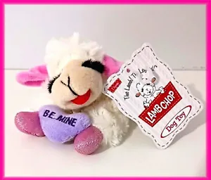 NEW VALENTINE SWEETHEARTS MULTIPET SOFT PLUSH 6.5" LAMB CHOP DOG TOY W/SQUEAKER - Picture 1 of 4
