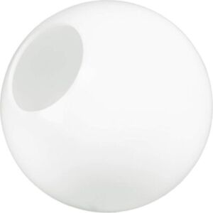 KastLite 14" White Acrylic Lamp Post Globe | 5.25" Neckless Opening
