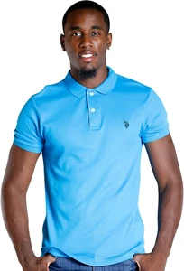 Men'S Slim Fit Solid Short Sleeve Interlock Polo Shirt - Picture 1 of 12
