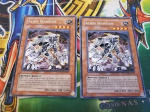 Yugioh - Ailen Warrior POTD-EN027 VLP/NM Unlimited Rare X2 - Picture 1 of 1