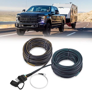 MICTUNING 50FT Wishbone-Style 4 Pin Flat Trailer Wire Harness Trailer Connector - Imagen 1 de 24