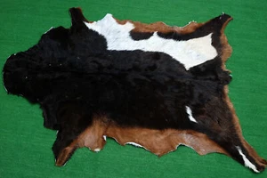 Genuine Goat hide Western taxidermy Rug Goat Natural Pattern Fur Goat Skin M-134 - Picture 1 of 3