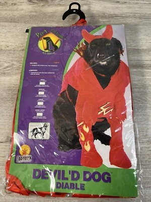 Disfraz de Perro Halloween Perro Diablo Diablo Mediano 14-16 Pulgadas ¡NUEVO!! Foto 1 de 4