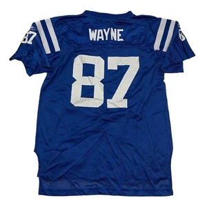 Reebok Reggie Wayne NFL Indianapolis Colts Jersey Boys Size Large Blue #87 EUC - Picture 1 of 11