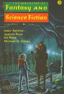 Magazine of Fantasy & Science Fiction-01/76-Asimov, Russ, Gary Wolf, Kit Reed - Imagen 1 de 1