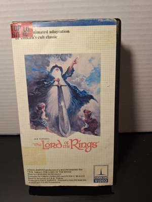 The Lord of The Rings Clamshell Case VHS 1980s Thorn EMI Video Tolkien 1978 - Image 1 of 4