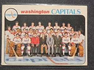 78-79 O-Pee-Chee Washington Capitals Team Checklist - Picture 1 of 2