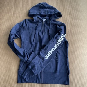 Tupperware Berater Hoodie Sweatshirt Jacke Full Zip Logo Ärmel Gr. M marine - Bild 1 von 6