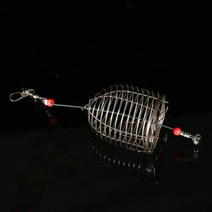 5PCS Durevole Molla Pesca Mangiatoia Carpa Esca Gabbia Strumento per Pesca - Foto 1 di 12