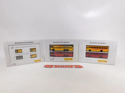 3X Brekina H0 1:87 Set Post 6764 Serie 11 O 10000 Serie 13 Sg/Mint+Box #EC193-1 - Immagine 1 di 4