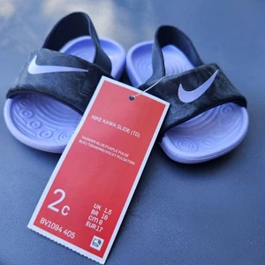 NIKE KLEINKIND KAWA SLIDES GRÖSSE 2C DONNERBLAU/LILA PULSE BV1094-405 - Bild 1 von 4