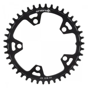 Origin8 Holdfast 1x Chainring 42t 1x 110 BCD 5-Bolt 10/11/12-Speed Aluminum Blk - Picture 1 of 1