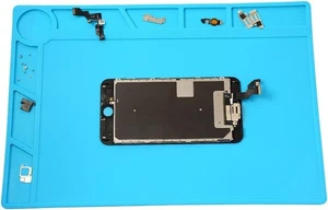 Tappetino riparazione saldatura silicone isolamento termico antistatico telefono PC lavoro scrivania pad - Foto 1 di 8