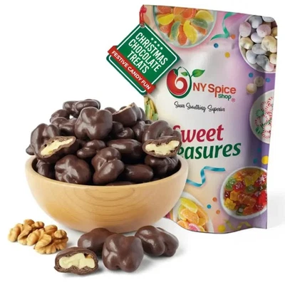 Dark Chocolate Covered Walnuts Premium Quality FREE SHIP - Image 1 of 4