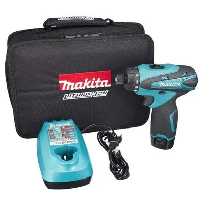 Makita Rechargeable Driver Drill 10.8V Variable Speed Reverse DF030DWSP - Image 1 of 3
