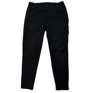 Mack Weldon Radius Flex Jogger Pants Mens L Stretch Flex Waist Zip Pocket Black - Picture 1 of 7