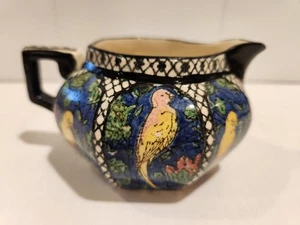 Antique Royal Doulton Persian C Parrots Collection Creamer 2 3/8" - Picture 1 of 7
