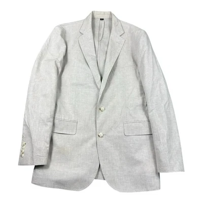 J.Crew Ludlow Tan Unstructured Somelos Linen Cotton Mens Size 36R - Image 1 of 4