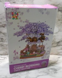 :: LILA KIRSCHBLÜTEN BAUMHAUS #7855 Mini Baustein Set 2200 + Teile - Bild 1 von 3