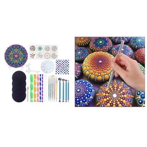 Miracle Shining 34PCS Mandala Dotting Tools Set Styluses, Art Mandala Stencils, - Picture 1 of 7