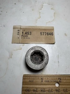 NOS GM Oldsmobile 1961-1965 Olds Engine Oil Pan Drain Plug (1) #577646 - Picture 1 of 8