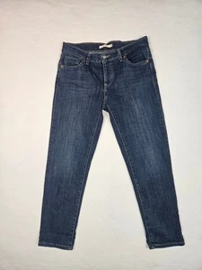 Levis Jeans Damen 28x27 Boyfriend Blau Denim Tapered - Bild 1 von 14