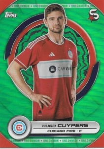 2024 Topps Superstars MLS HUGO CUYPERS Green Foil Uncommon -CHICAGO FIRE- #133 - Picture 1 of 1