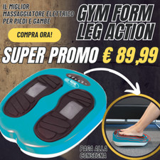 GYMFORM LEGACTION massaggiatore perpiedi gambe schiena polpacci dolori muscolari