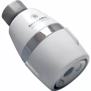 Niagara N2610 Water Saving Bi-Max 2 Flo Shower Head,Adj 1.0 GPM / 1.5 GPM, White - Picture 1 of 5