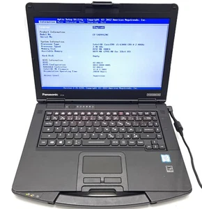 Used Panasonic Toughbook CF-54 MK2 i5-6300U 8GB 128GB SSD WIN10PRO French KBD NT - Picture 1 of 10