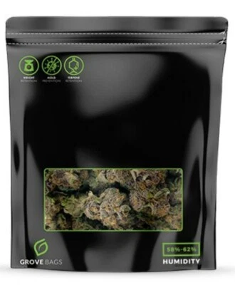 Grove Bags - TerpLoc Technology ~ Half Pound 1/2 Lb Bag - 8 Oz. ( pack of 5 ) - Image 1 of 4