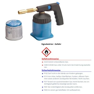 CFH Lötlampe Lötmeister PZ 5000 inkl. 1 Kartusche 52190 - Bild 1 von 2