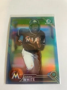 2016 Bowman Chrome Blue Isaiah White 084/150 - Picture 1 of 1